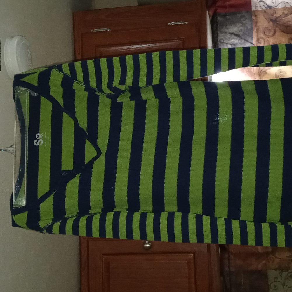 So girls XL striped long sleeve